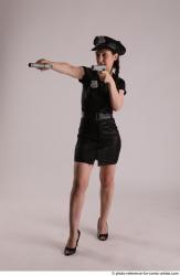 Woman Adult Athletic White Fighting without gun Standing poses Casual